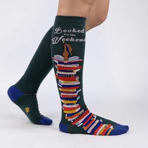 Wholesale trade: Booked For The Weekend - Women's Knee High Socks - Sock It To Me