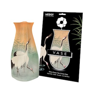 Ohara Koson Two Cranes  - Modgy Expandable Vase