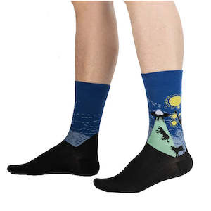 Wholesale trade: The Starry Flight - Men's Crew Socks - Sock It To Me