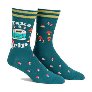 Take A Trip - Men's Crew Socks - Sock It To Me