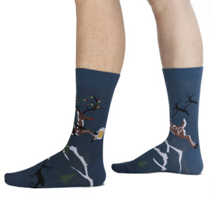 Brew-Dolph - Men's Crew Socks - Sock It To Me