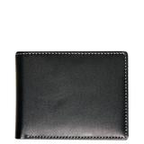 Wholesale trade: Black Leather - Steel & Leather Billfold Wallet