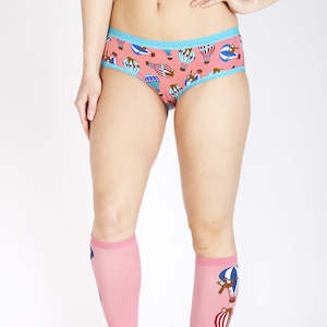 Wholesale trade: Hang In There - XLarge Women's Hipsters Knickers - Sock It To Me