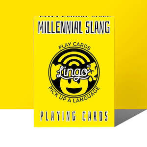 Wholesale trade: Millennial Slang Language Playing Cards - Lingo