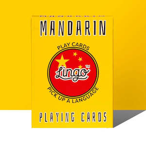 Mandarin Language Playing Cards - Lingo