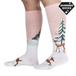 Wholesale trade: Doe-nt Forget Your Scarf - Women's Knee High Socks - Sock It To Me