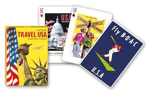 Wholesale trade: Piatnik Travel USA Playing Cards