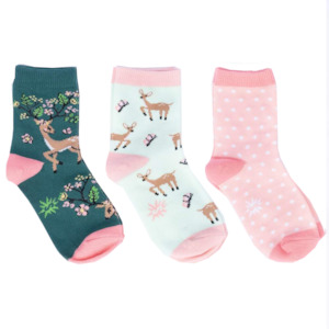 Wholesale trade: Spring Awakening Kids Crew Socks Pack of 3 - Sock It To Me