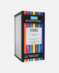 Dilmah Exceptional Real Leaf Tea - Peppermint & Cinnamon x 50