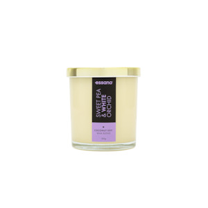 Sweet Pea & White Orchid Candle