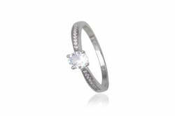 Cubic Zirconia Sterling Silver Ring