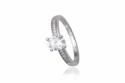 Cubic Zirconia Sterling Silver Ring