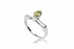 Peridot Sterling Silver Ring