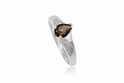 Smoky Quartz Sterling Silver Ring