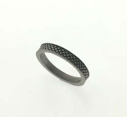 Stainless Steel Pattern Ring