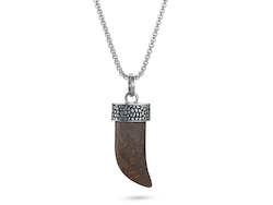 Jewellery: Stainless Steel Bronzite Necklace