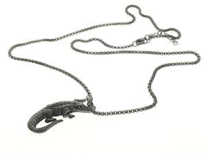 Stainless Steel Alligator Nevklace