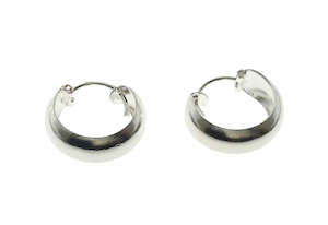 Jewellery: Hoop Sterling Silver Earrings