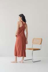 Clothing: Cross Back Maxi Dress