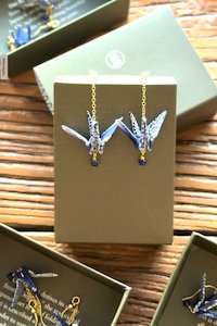 Clothing: Riko Crane Earrings