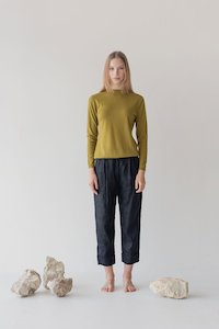 Rolled Neck Merino Top