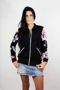 Hummingbird Zip Up Bomber