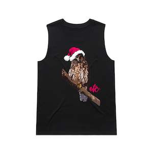 Clothing: ETC Christmas Ruru (Morepork) Tank