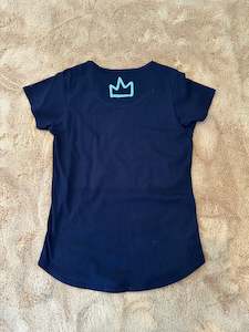 Medium baby blue crown tee