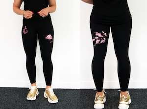 Clothing: ETC Cherry Blossom Custom Leggings