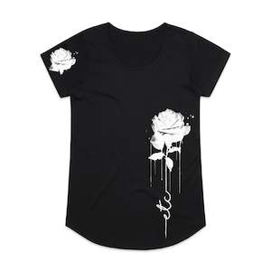 Dripping Rose Short Sleeve Tee