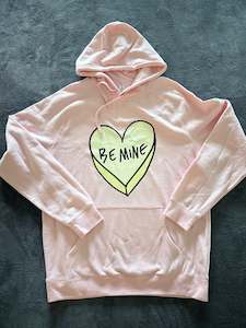 Size XL Pink be mine hoodie