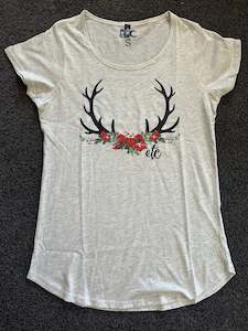 Pohutakawa antler tee 2x S 1x L