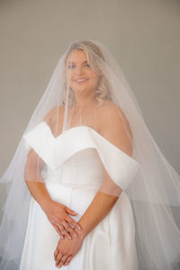 Veil 47 – Two tier with lace trim