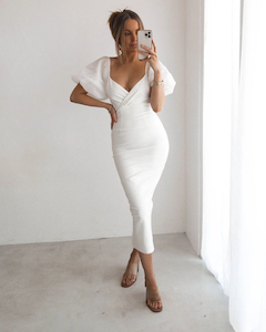 Jeslyn Dress – White