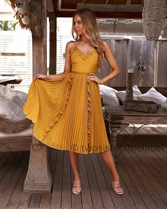 Maia dress – Mustard