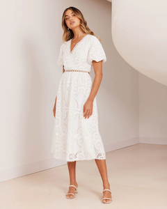 Kennedy dress – White