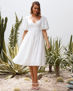 Korie dress – White