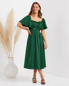 Womenswear: Kay dress – Green