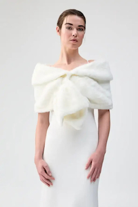 Womenswear: Champagne Wrap – Ivory