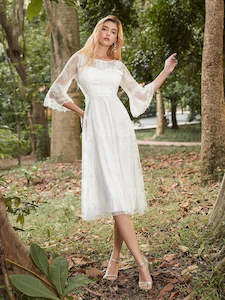 Flutter sleeve full lace EP00456