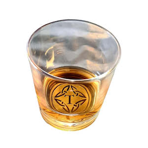 Luxury Bottom Engraved Glass Tumblers