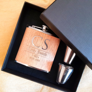 Milestone Birthday Hip Flask