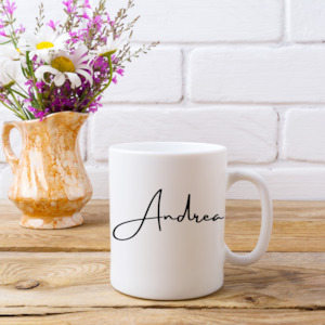 Personalised with Name Mug - White Colour