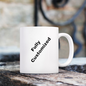 Fully Customized Mug - White Colour