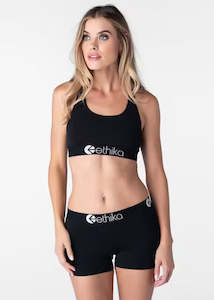 Clothing: Midnight Black Sports Bra