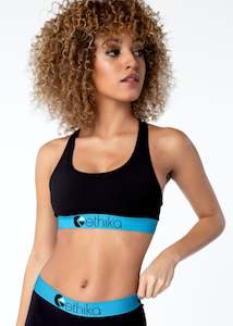 Subzero Blue/Black Sports Bra