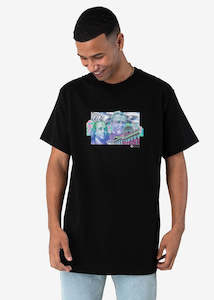 Mens Benji Glitchin Tee - Black