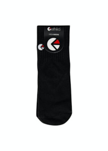 Toddlers Black Crew Sock