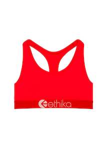 SubZero Neon Red Girls Sports Bra