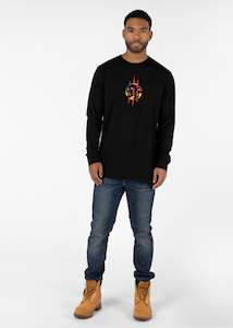 Mens Quick Strike Longsleeve Tee - Black